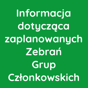 Zebrania Grup Członkowskich