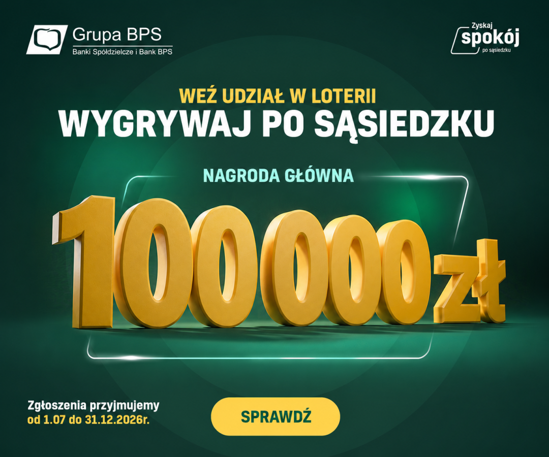 Baner Loteria Bądźcie Pewni Swego